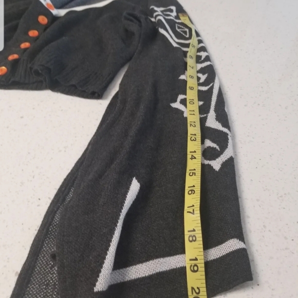 Elhoffer Design Open Bell Sleeve Cropped Cardigan M - Picture 10 of 12